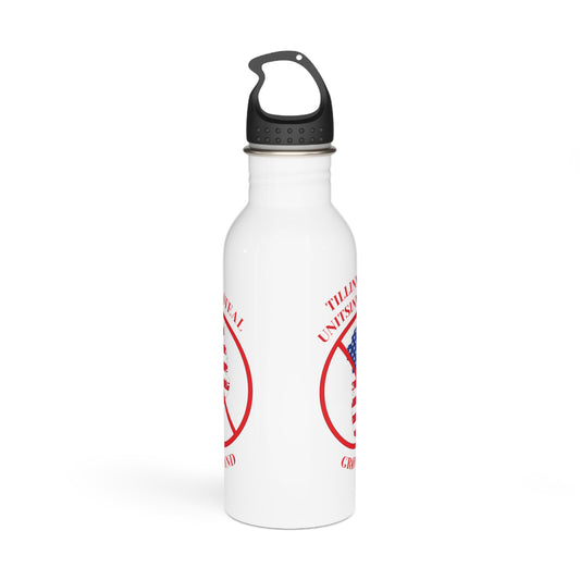 Water Bottle Eco-Friendly Stainless Steel - 'Stop The Steal - Greenland' - Bilingual