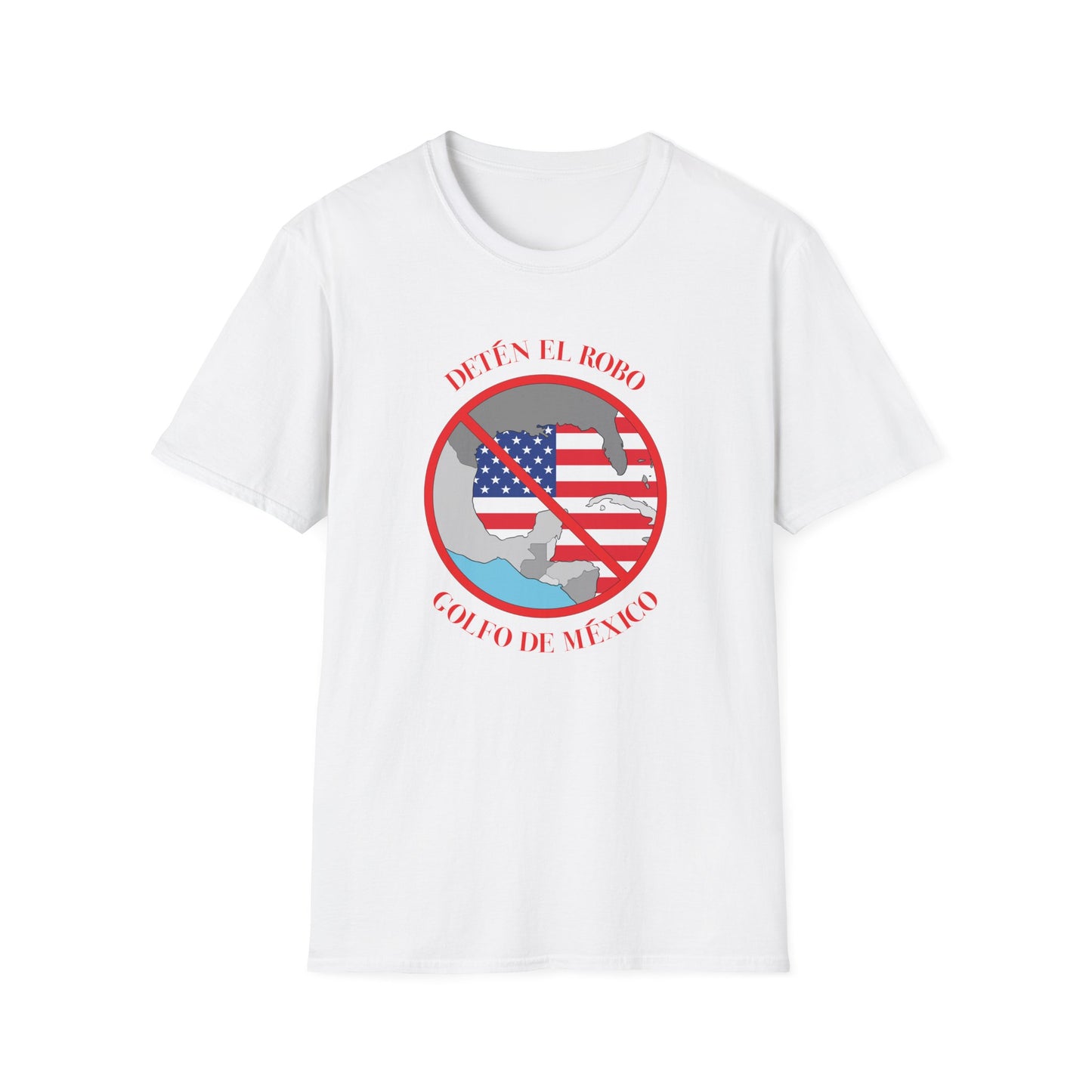 Adult Unisex Ultra Cotton Tee - 'Stop the Steal Gulf of Mexico' - Spanish