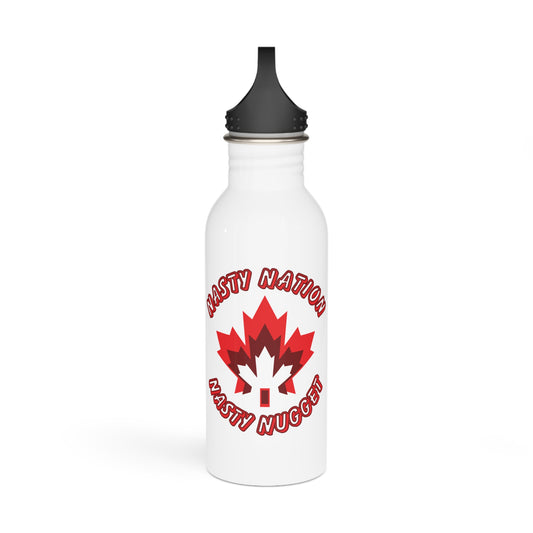Water Bottle Eco-Friendly Stainless Steel - 'Nasty Nation - Nasty Nugget'