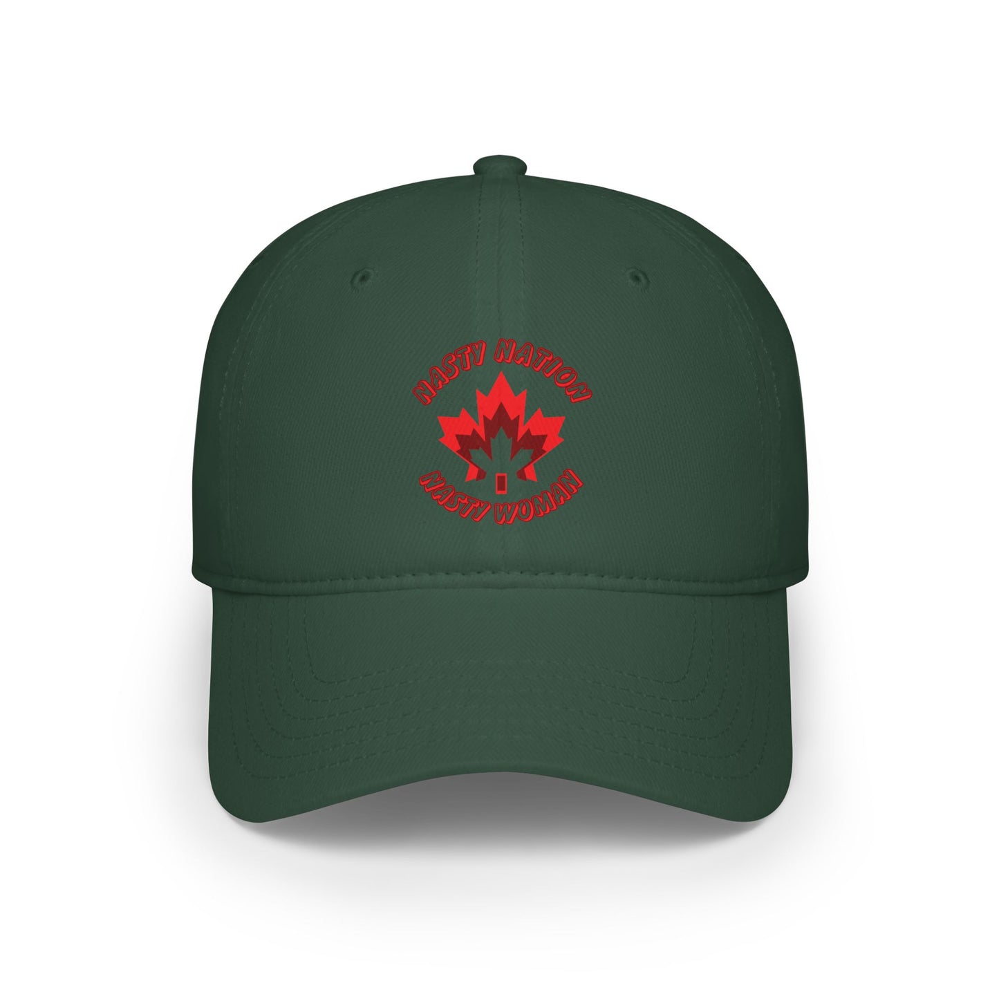 Low Profile Baseball Cap - 'Nasty Nation - Nasty Woman'