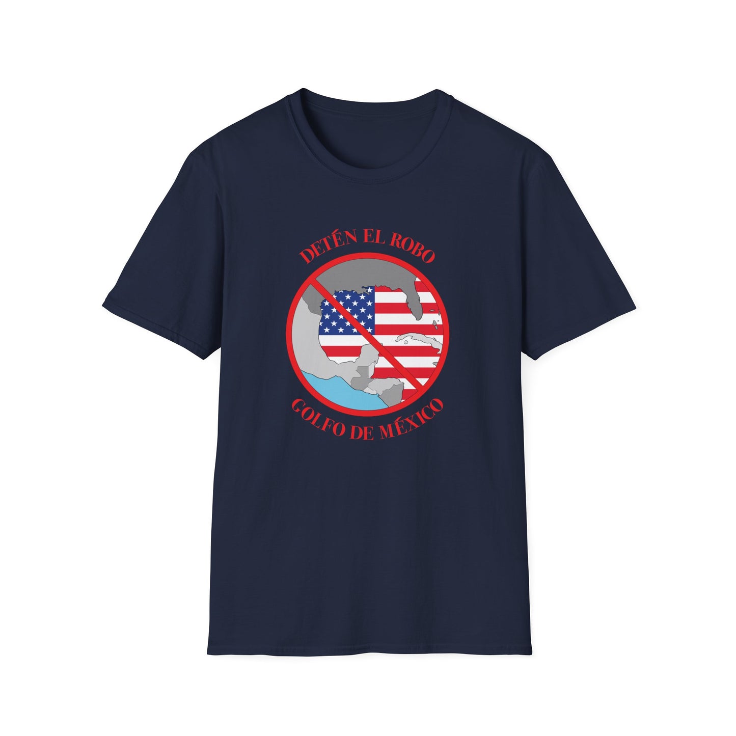 Adult Unisex Ultra Cotton Tee - 'Stop the Steal Gulf of Mexico' - Spanish