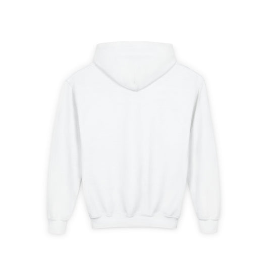 Kids Cotton Blend Hoodie - 'Elbows Up, Gloves Off' - English