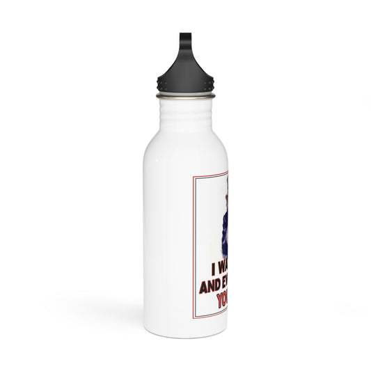 Water Bottle Eco-Friendly Stainless Steel - 'Uncle SCAM Wants You'