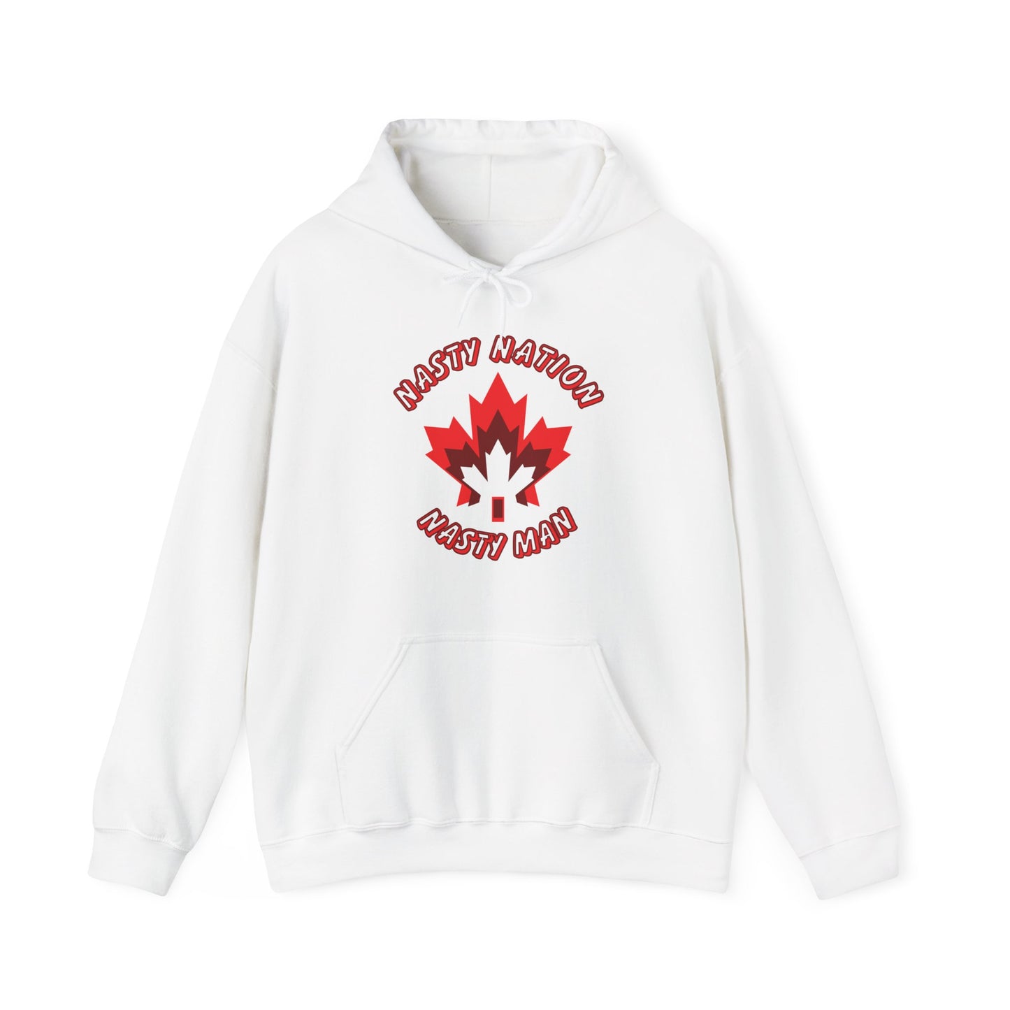Adult Unisex Midweight Fleece Hoodie - 'Nasty Nation - Nasty Man'