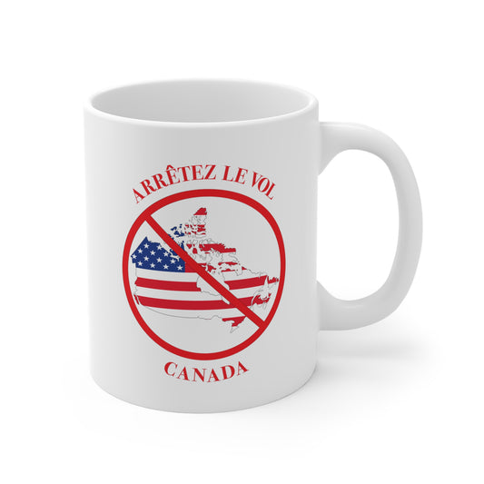 Dynamic Ceramic Mug - 'Stop the Steal - Canada' - Bilingual | 11oz, 15oz, 20oz