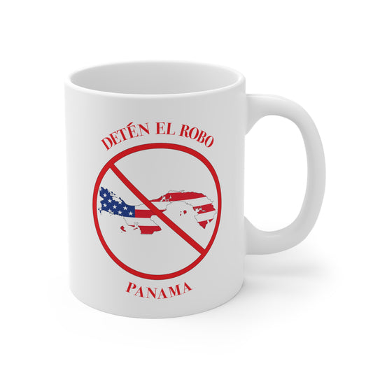 Dynamic Ceramic Mug - 'Stop the Steal - Panama' - Bilingual | 11oz, 15oz, 20oz