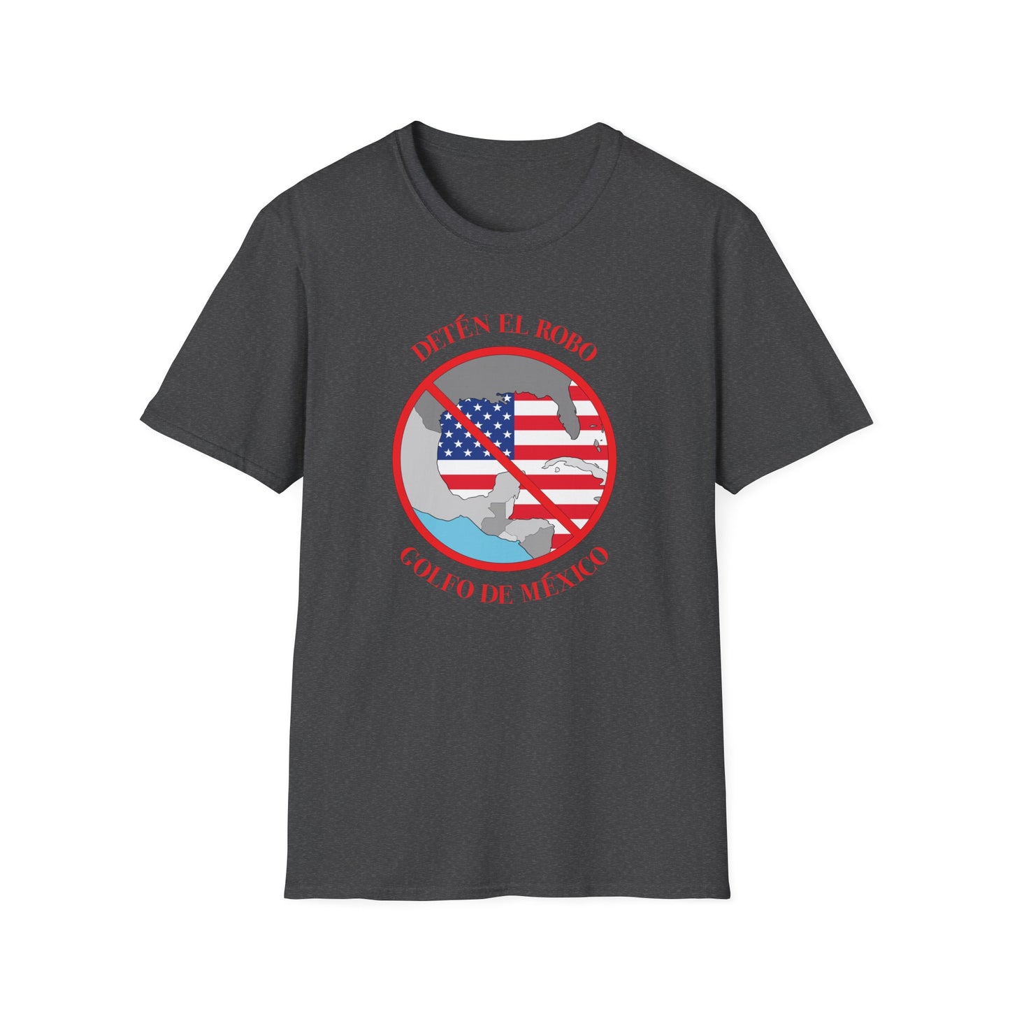 Adult Unisex Ultra Cotton Tee - 'Stop the Steal Gulf of Mexico' - Spanish