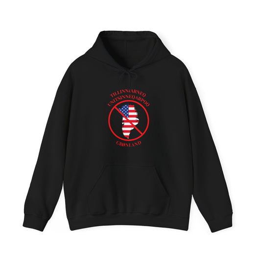 Adult Unisex Midweight Fleece Hoodie - 'Stop the Steal - Greenland' - Greenlandic