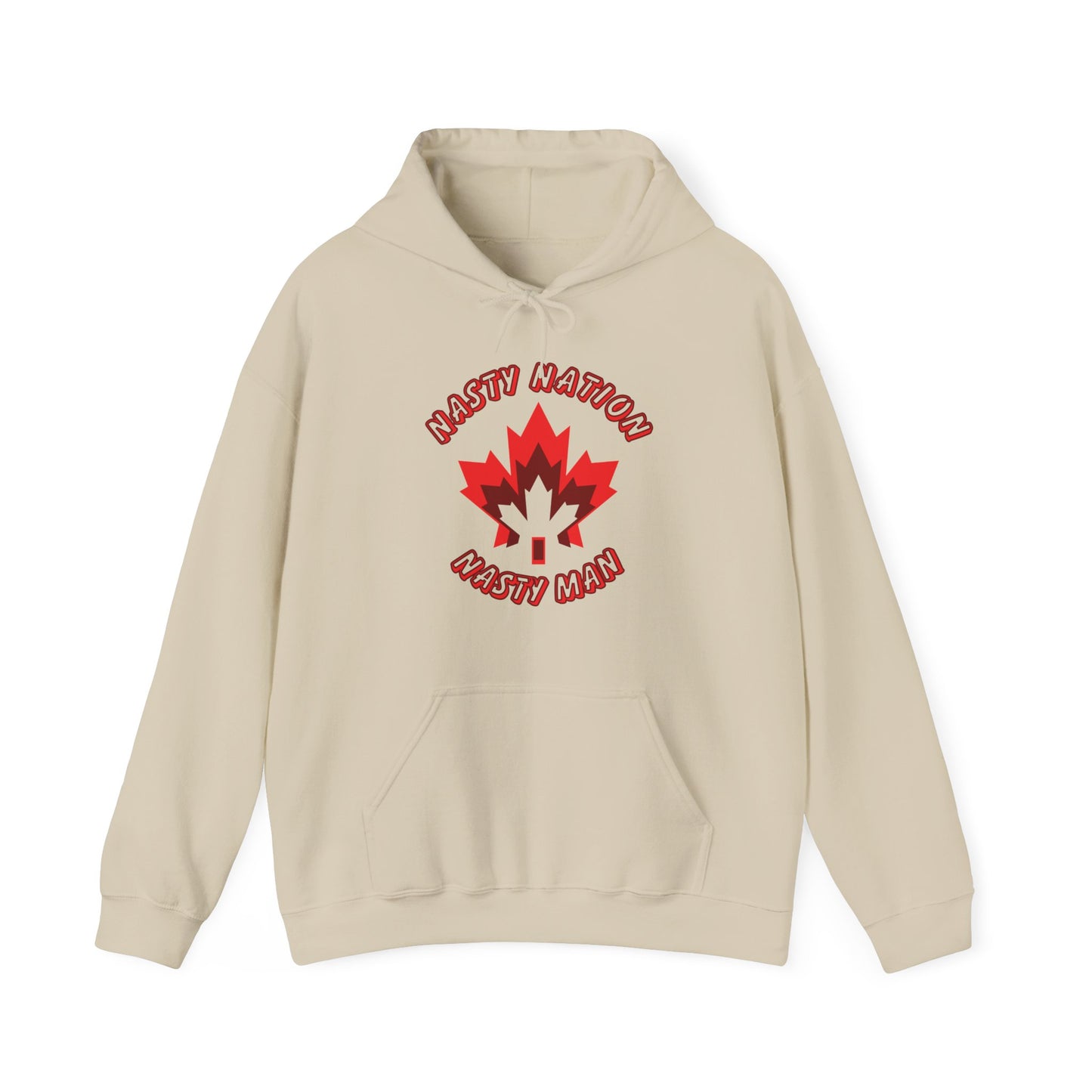 Adult Unisex Midweight Fleece Hoodie - 'Nasty Nation - Nasty Man'