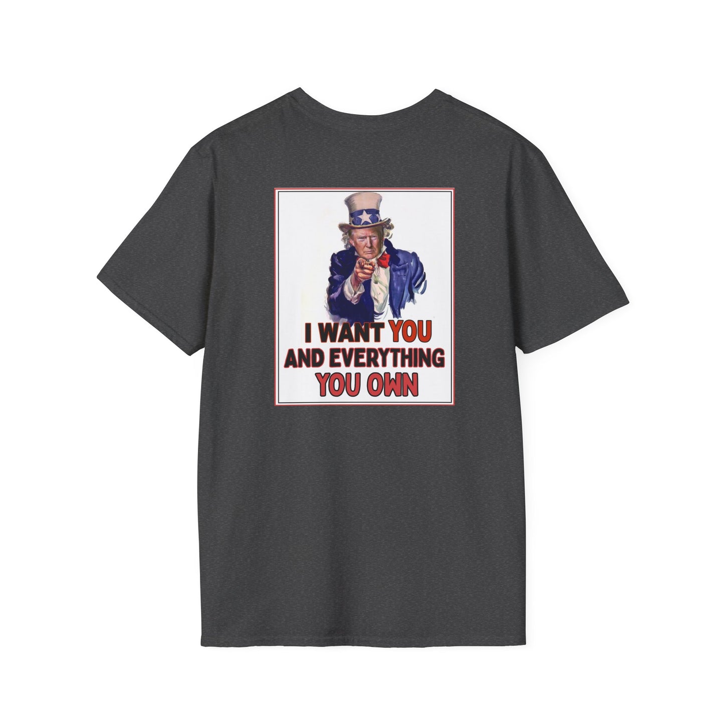 Adult Unisex Ultra Cotton Tee - 'Uncle SCAM Wants You'