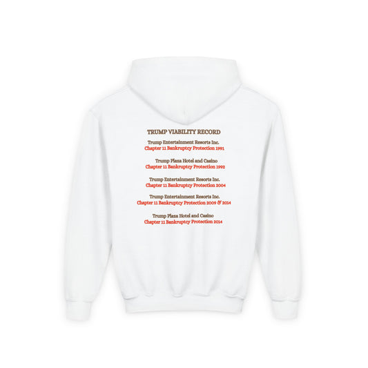Kids Cotton Blend Hoodie - 'Canada Proudly Not Viable" c/w Trump Record