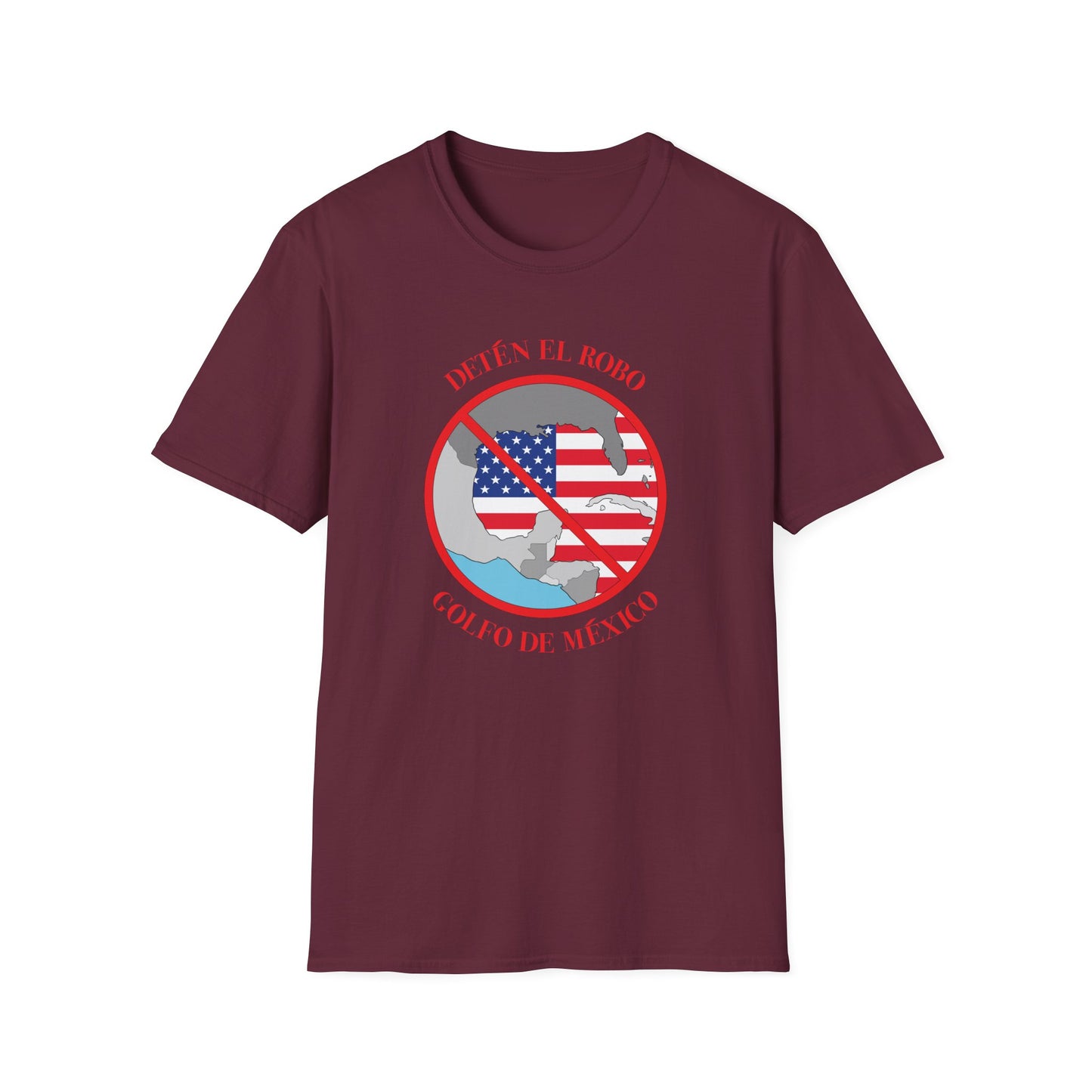 Adult Unisex Ultra Cotton Tee - 'Stop the Steal Gulf of Mexico' - Spanish