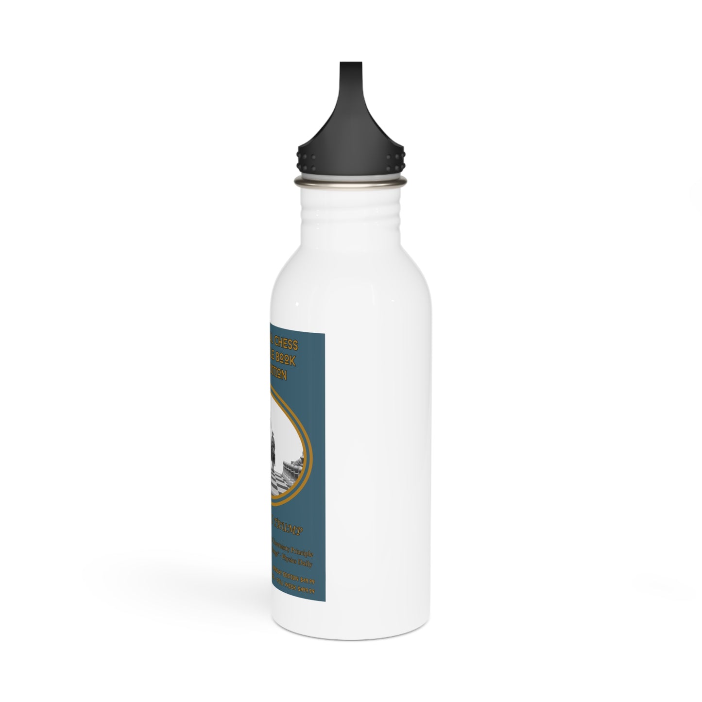 Water Bottle Eco-Friendly Stainless Steel - 'DJT 4-Dimensional Chess Rule Book'