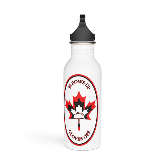 Water Bottle Eco-Friendly Stainless Steel - 'Elbows Up' - English