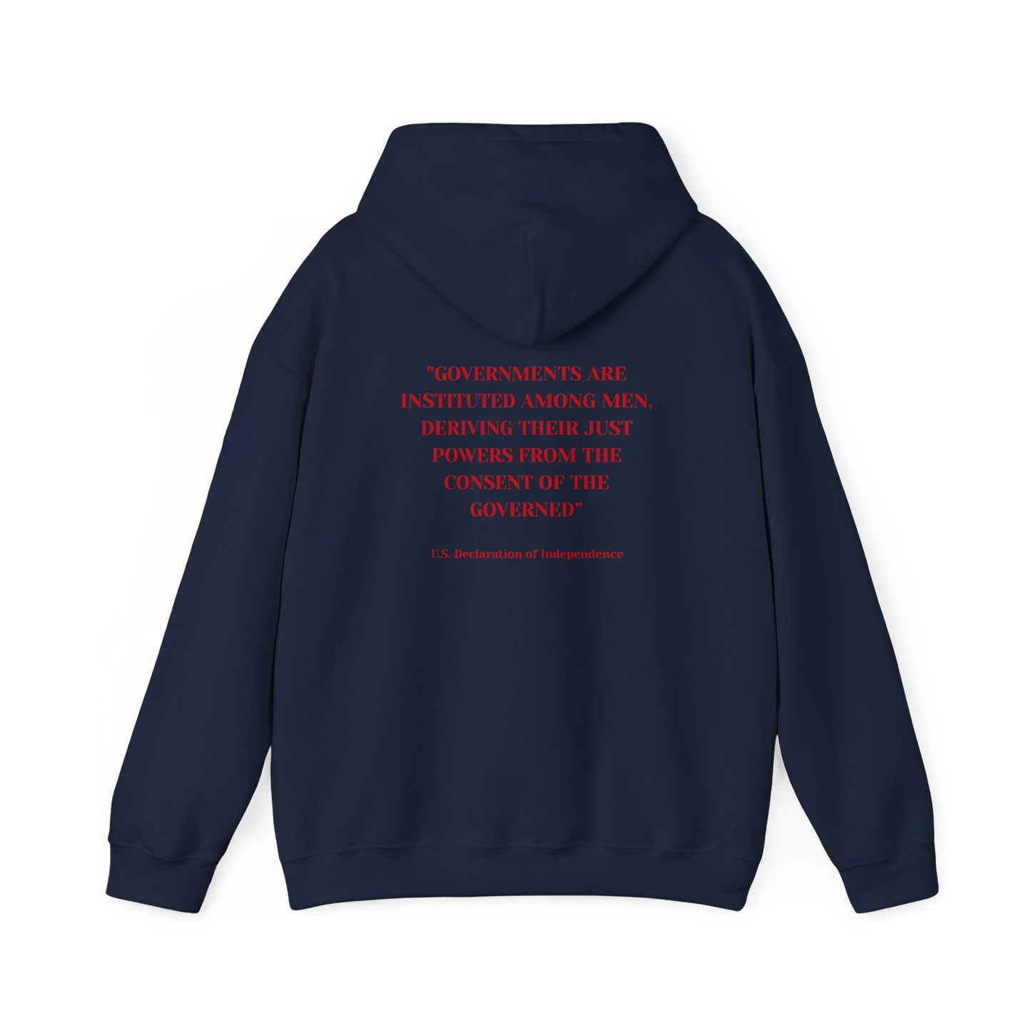 Adult Unisex Midweight Fleece Hoodie - 'Stop the Steal - Greenland' - English