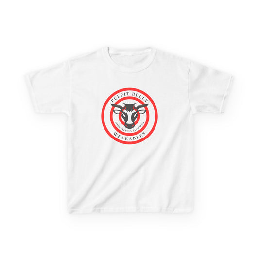Kids Cotton T-Shirt - 'Pulpit Bully Wearables' Logo