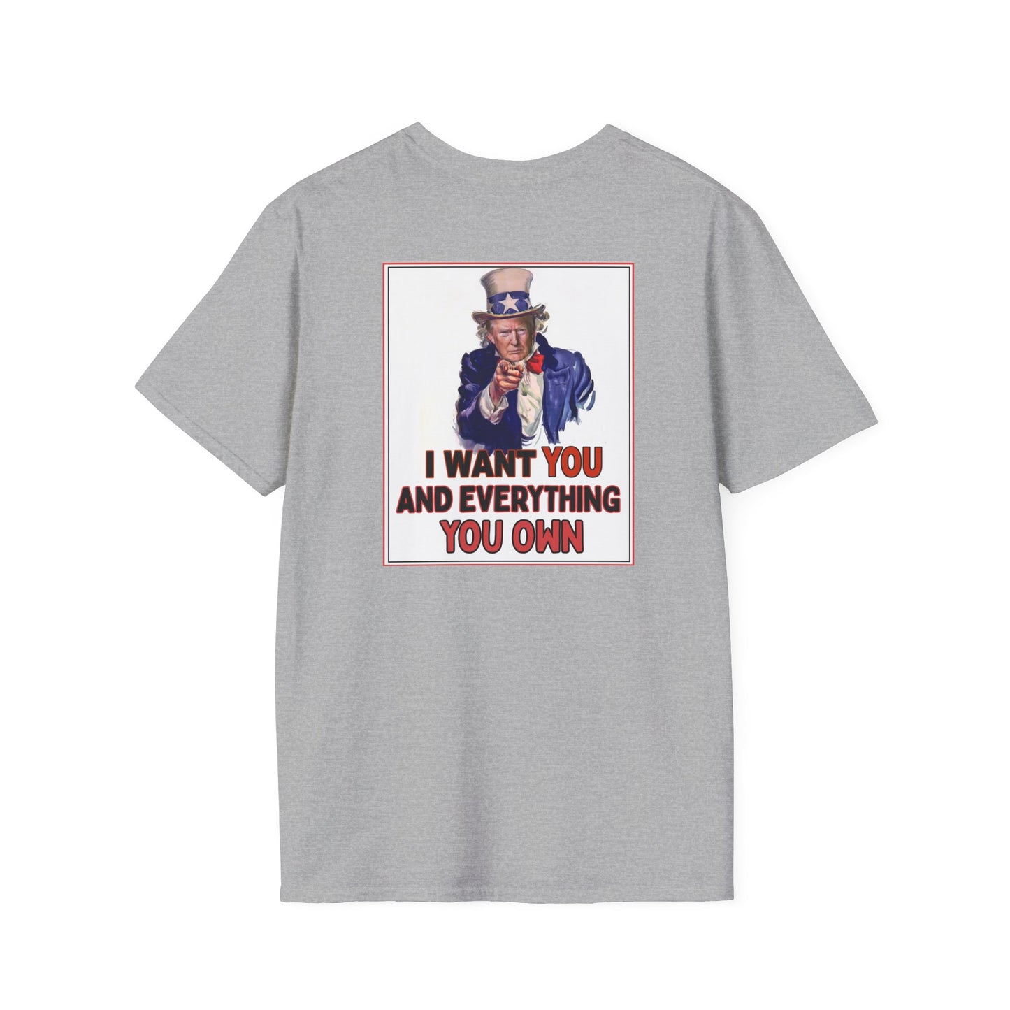 Adult Unisex Ultra Cotton Tee - 'Uncle SCAM Wants You'