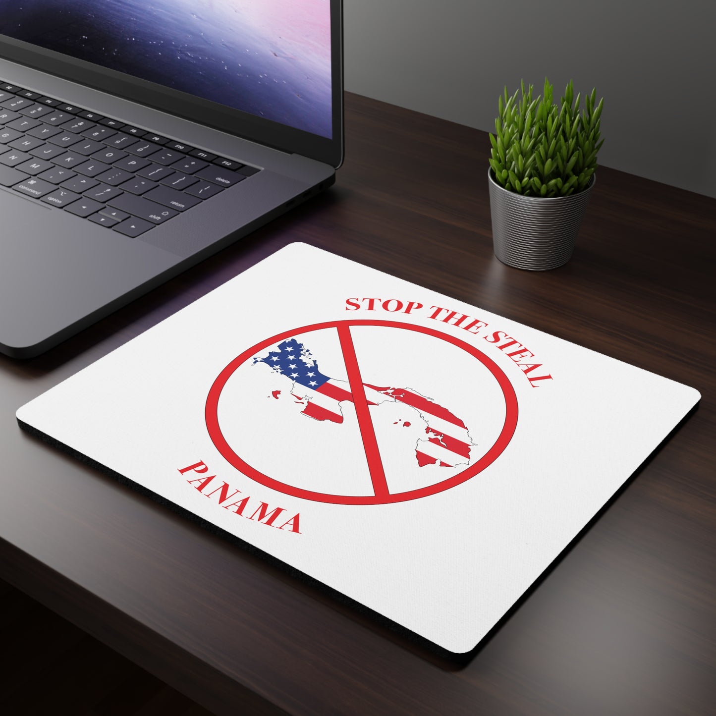 Mouse Pad Satirical - 'Stop the Steal - Panama' - English