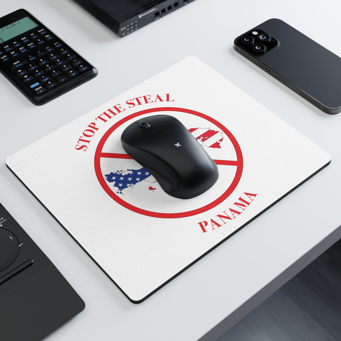 Mouse Pad Satirical - 'Stop the Steal - Panama' - English