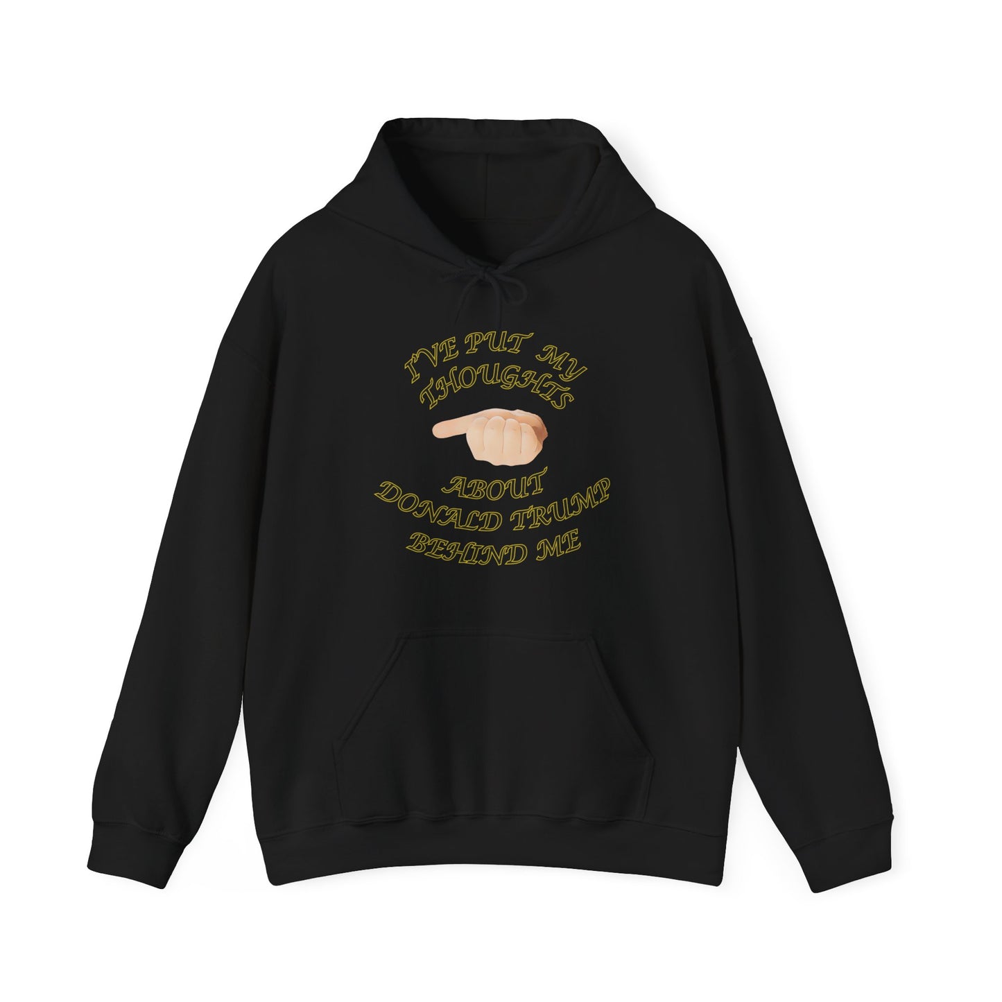 Adult Unisex Midweight Fleece Hoodie - 'DJT Presidential Platform'