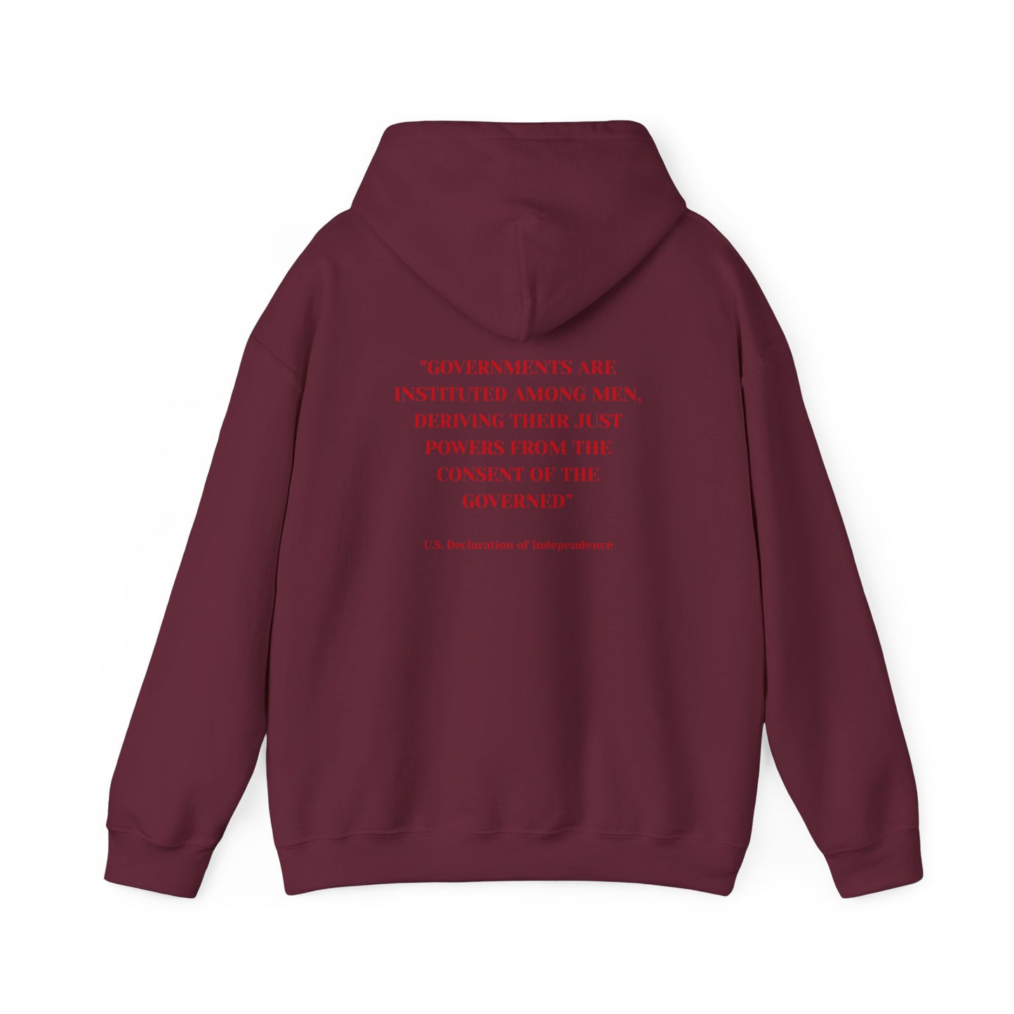 Adult Unisex Midweight Fleece Hoodie - 'Stop the Steal - Greenland' - English