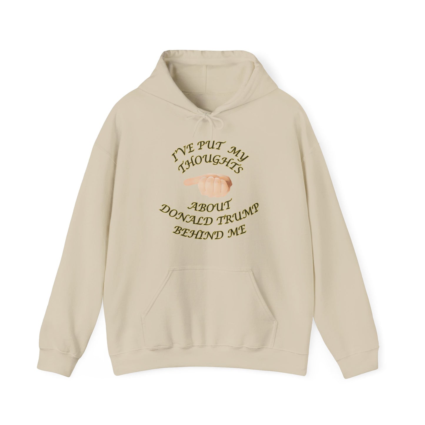 Adult Unisex Midweight Fleece Hoodie - 'DJT Presidential Platform'