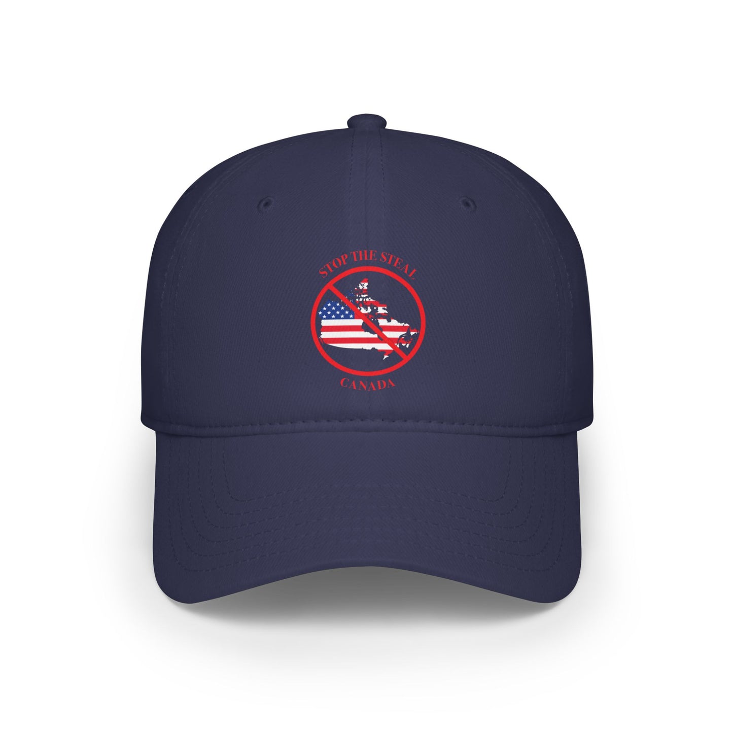 Low Profile Baseball Cap - 'Stop the Steal - Canada' - English