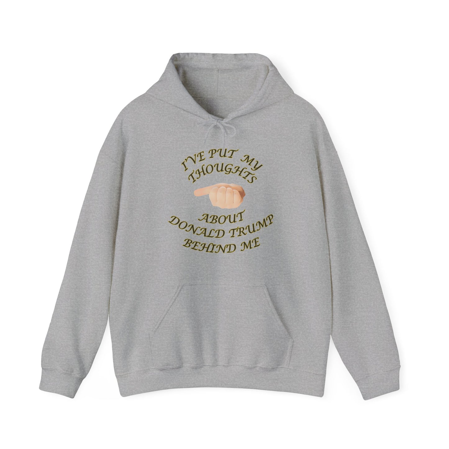 Adult Unisex Midweight Fleece Hoodie - 'DJT Presidential Platform'