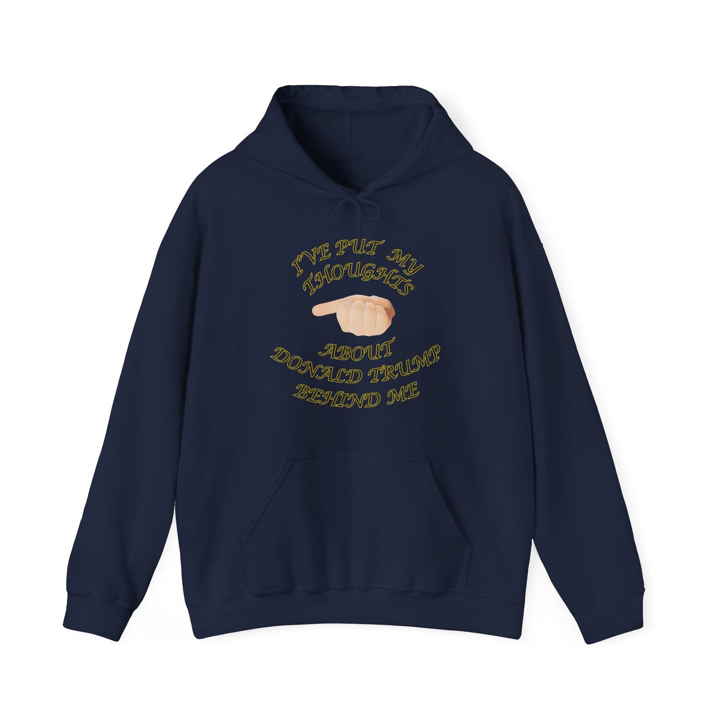 Adult Unisex Midweight Fleece Hoodie - 'DJT Presidential Platform'