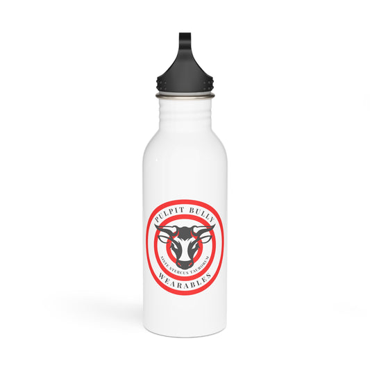 Water Bottle Eco-Friendly Stainless Steel - 'Pulpit Bully Wearables' Logo
