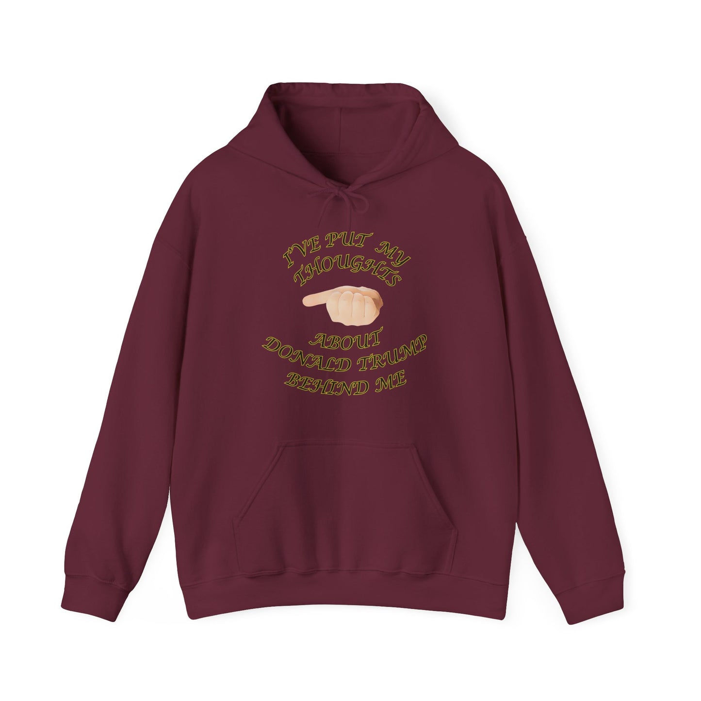 Adult Unisex Midweight Fleece Hoodie - 'DJT Presidential Platform'