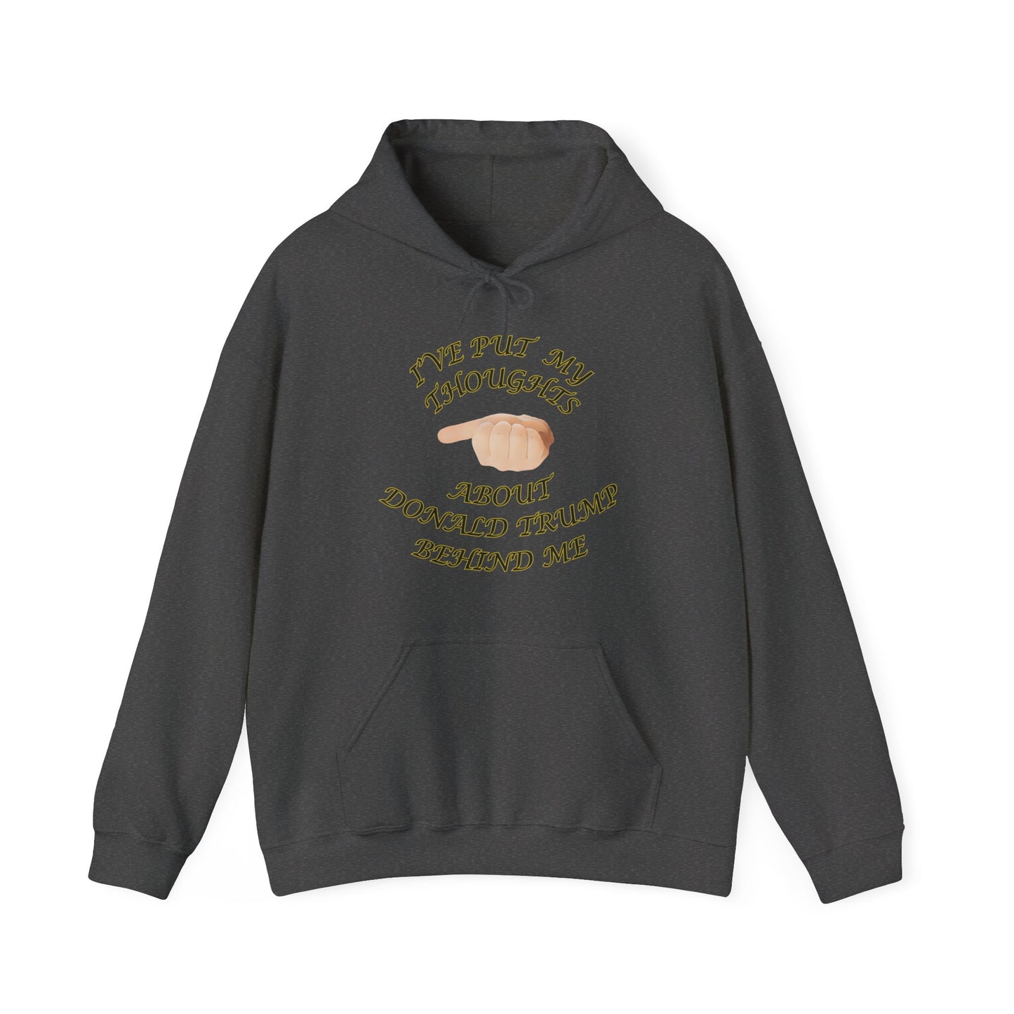 Adult Unisex Midweight Fleece Hoodie - 'DJT Presidential Platform'