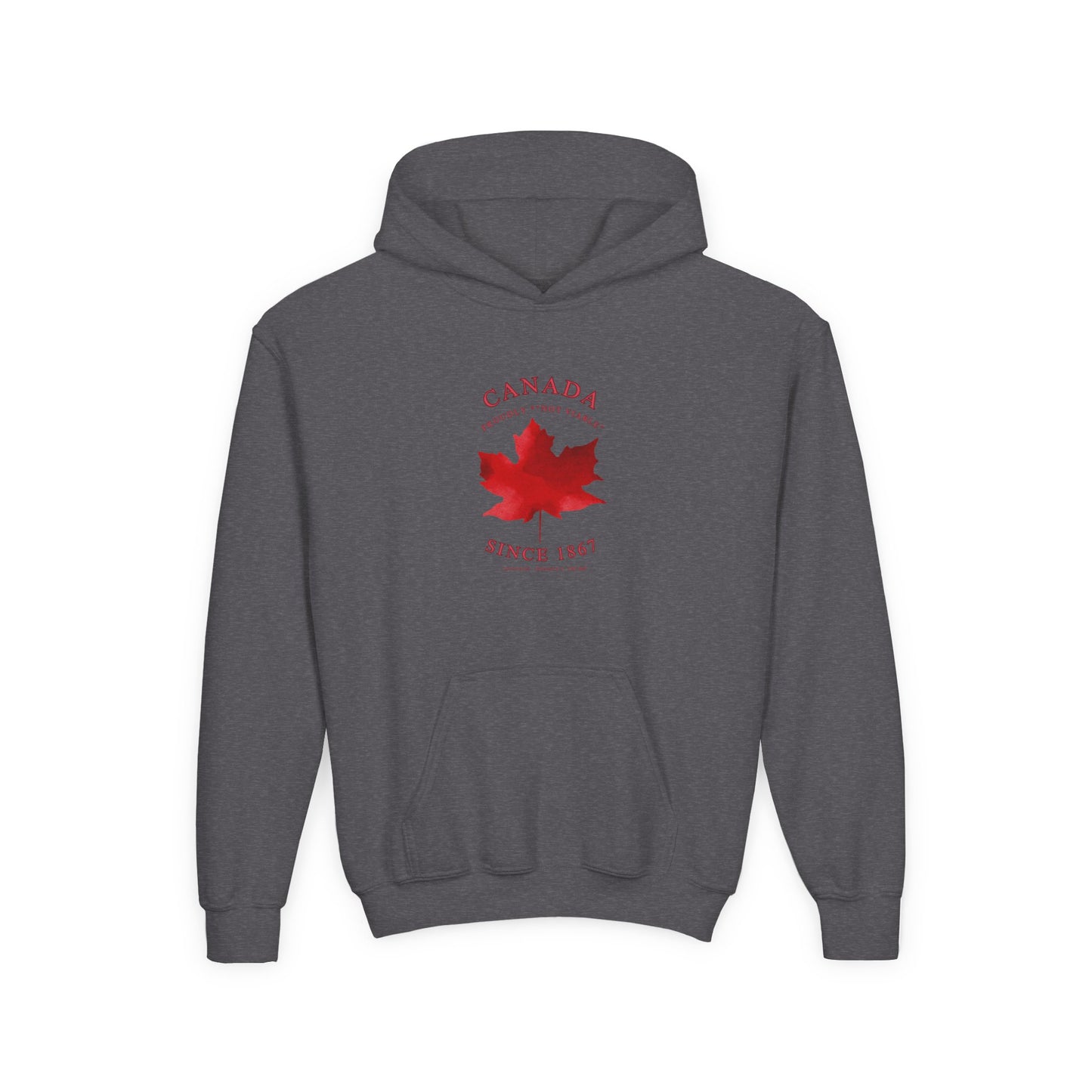 Kids Cotton Blend Hoodie - 'Canada Proudly Not Viable' - English