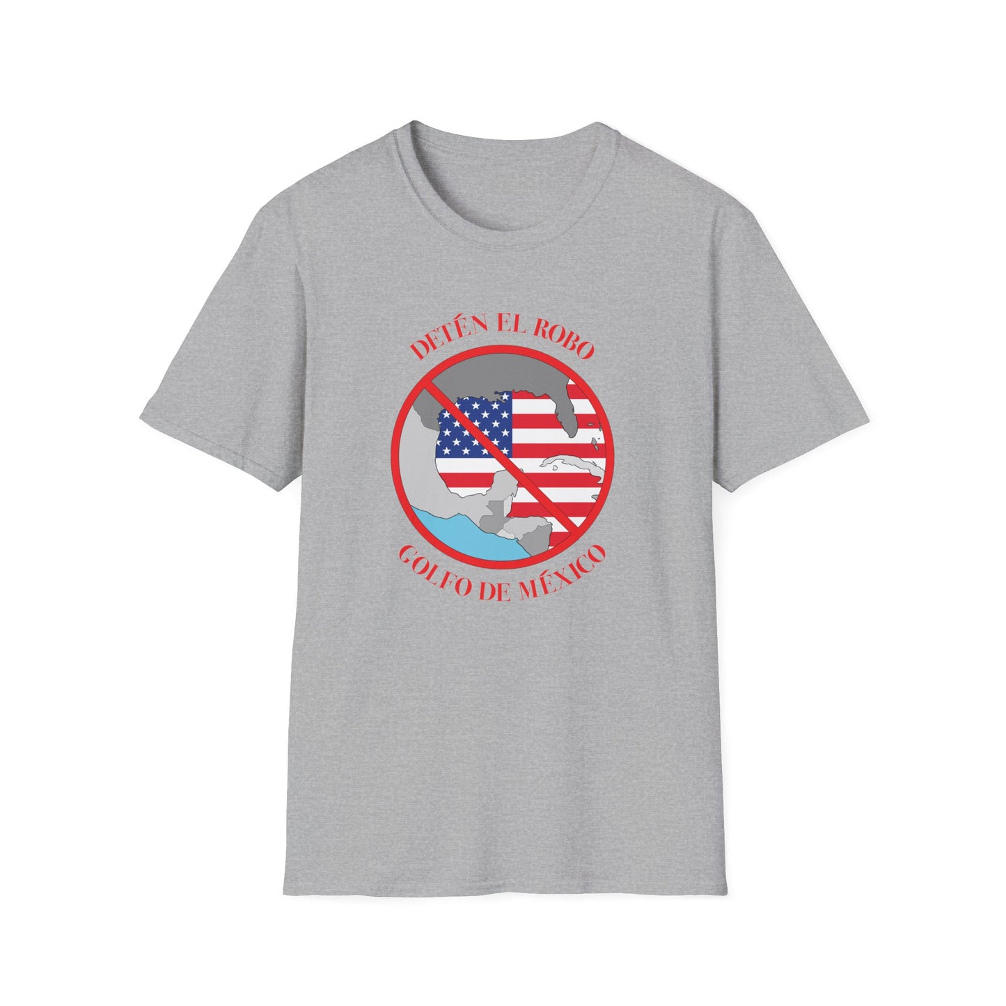 Adult Unisex Ultra Cotton Tee - 'Stop the Steal Gulf of Mexico' - Spanish